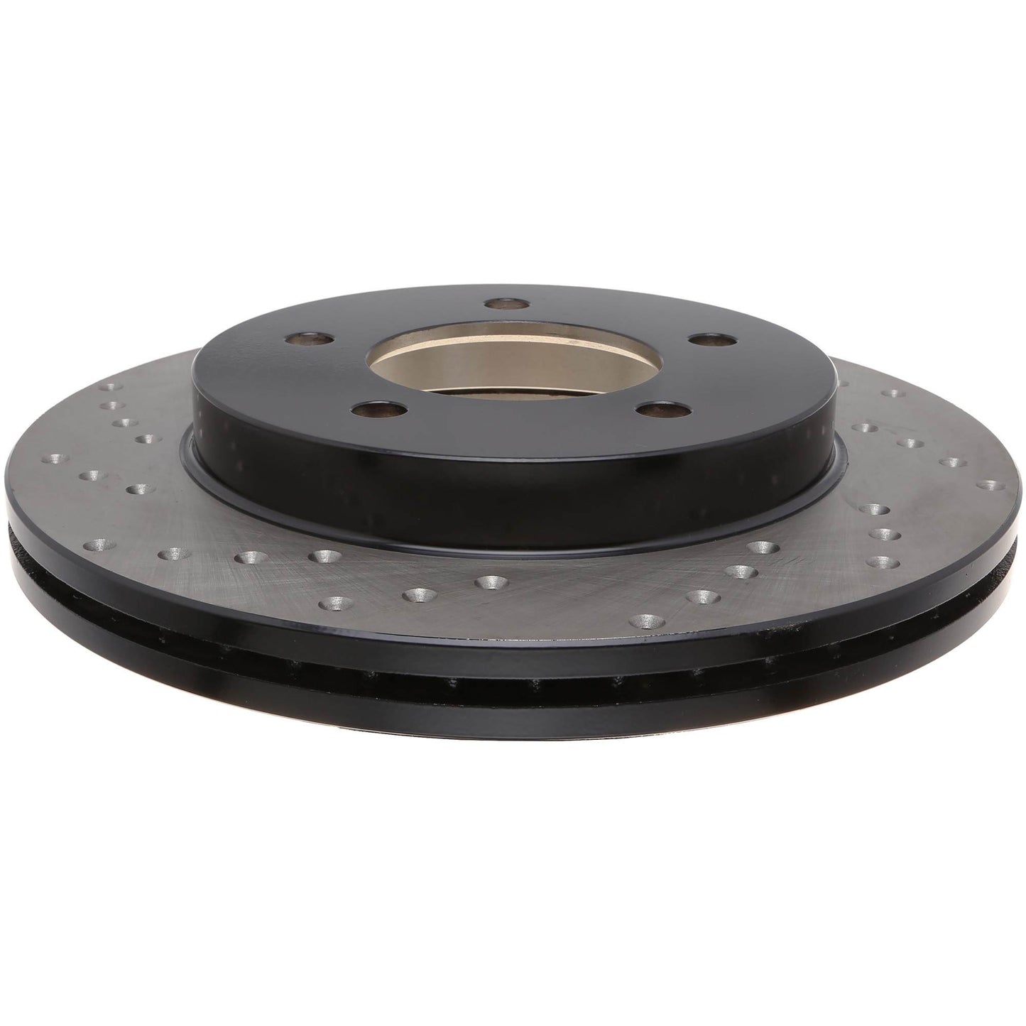 StopTech Sport Cross Drilled Brake Rotor; Front Right