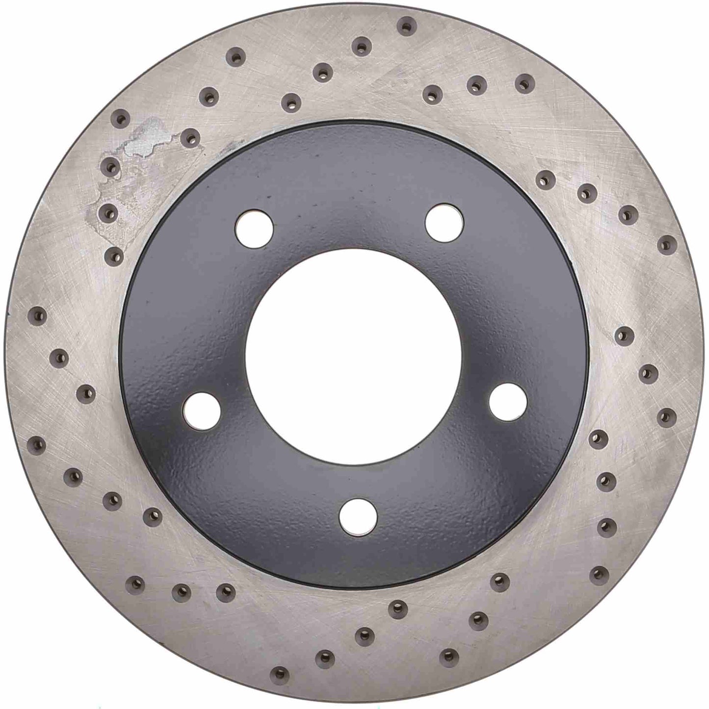 StopTech Sport Cross Drilled Brake Rotor; Front Right
