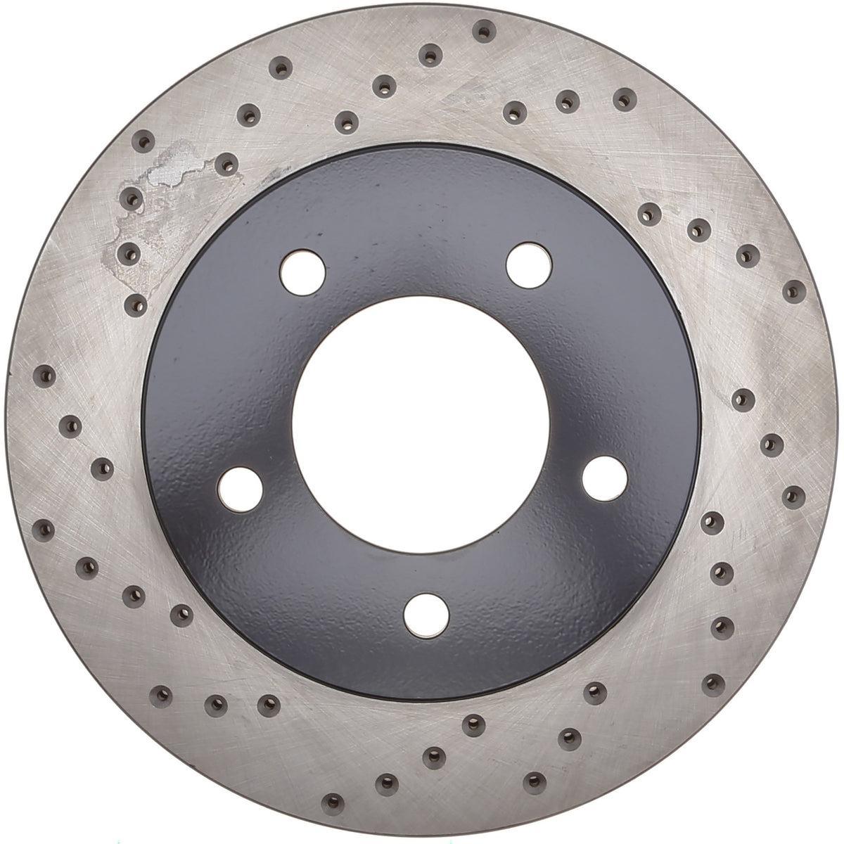 StopTech Sport Cross Drilled Brake Rotor; Front Right