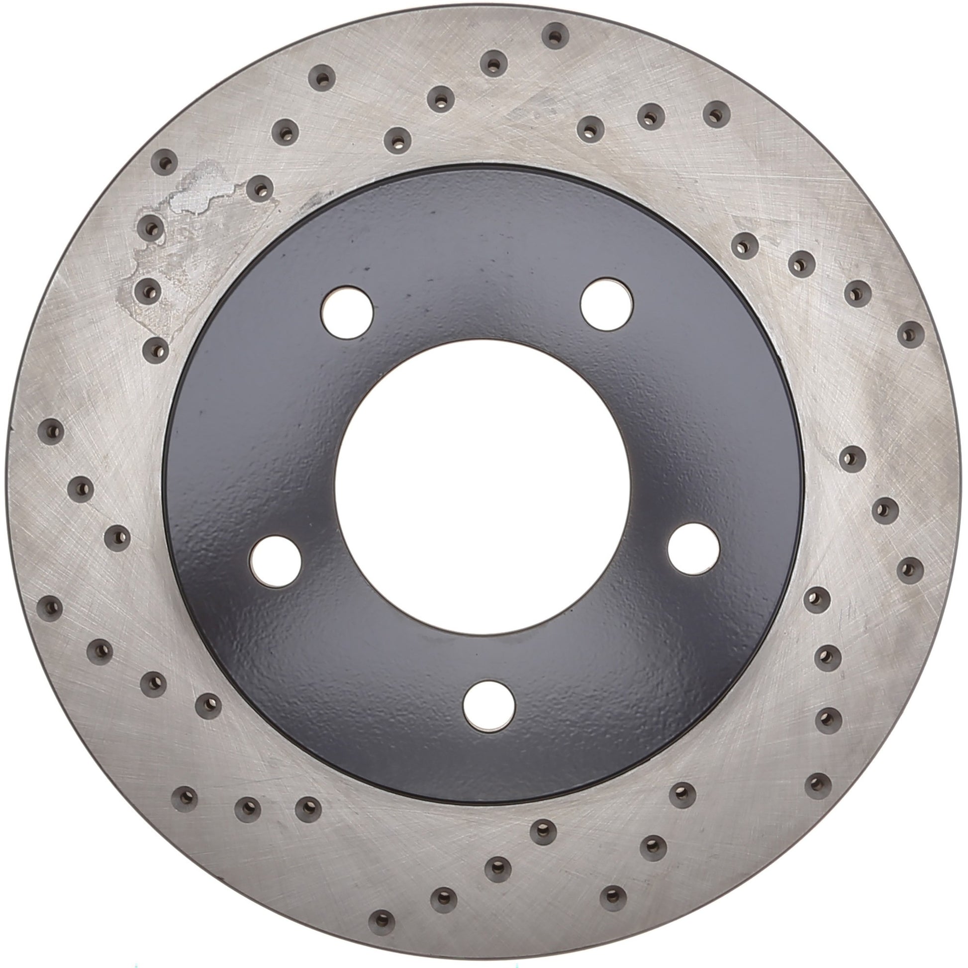 StopTech Sport Cross Drilled Brake Rotor; Front Right