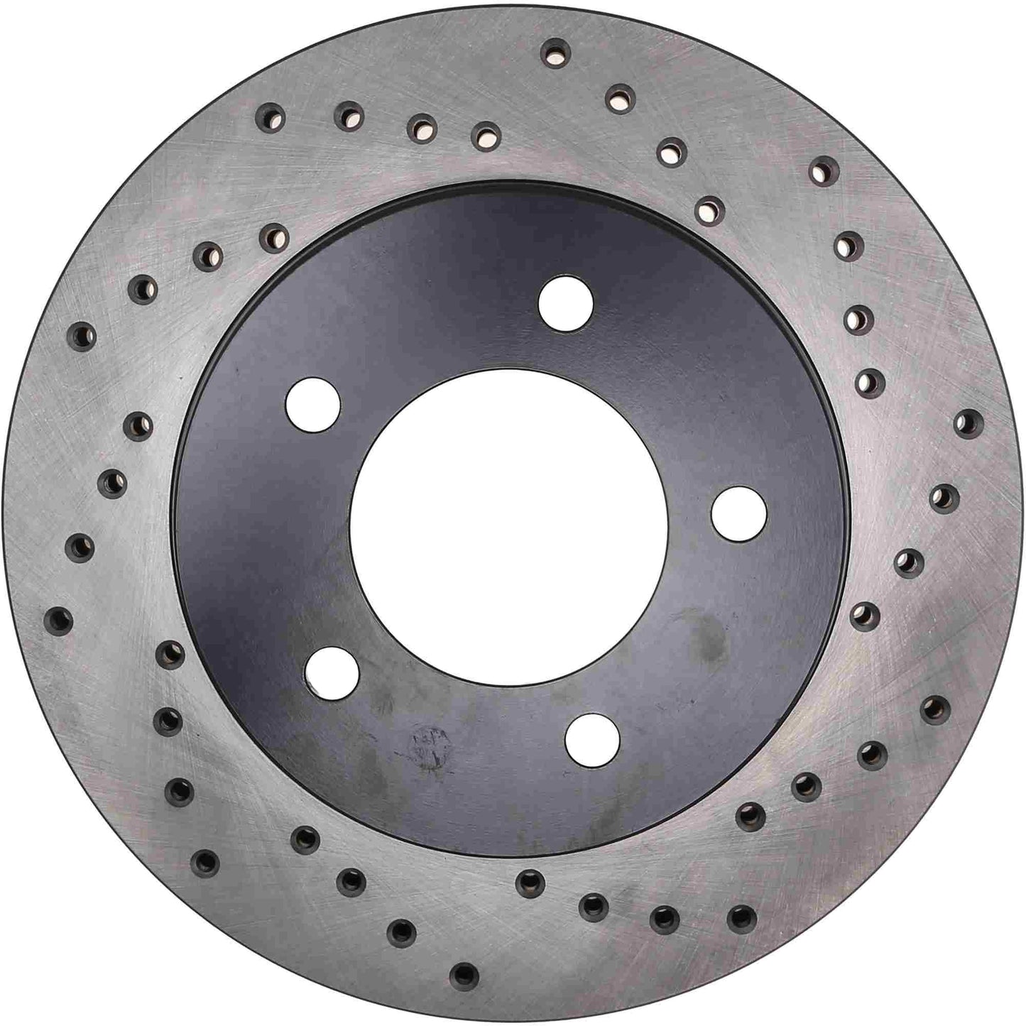 StopTech Sport Cross Drilled Brake Rotor; Front Left