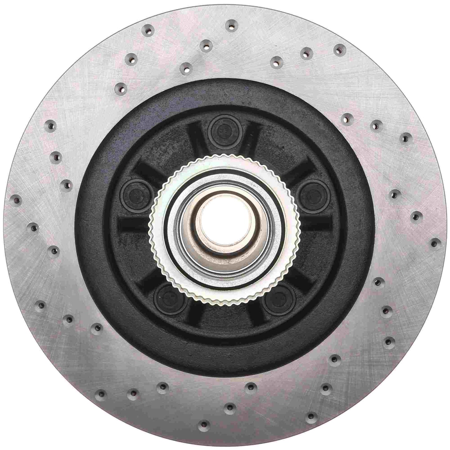 StopTech Sport Cryo Cross Drilled Brake Rotor; Front Left