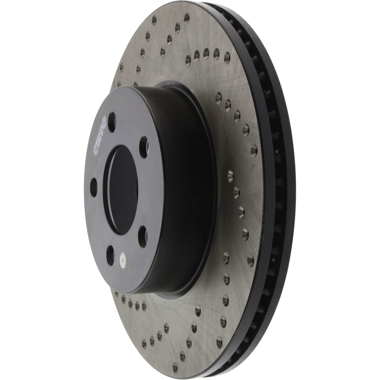 StopTech Sport Cryo Cross Drilled Brake Rotor; Front Right