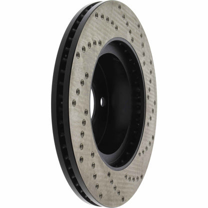 StopTech Sport Cryo Cross Drilled Brake Rotor; Front Right