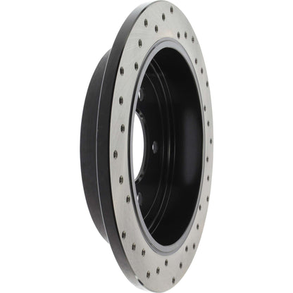 StopTech Sport Cryo Cross Drilled Brake Rotor; Rear Left