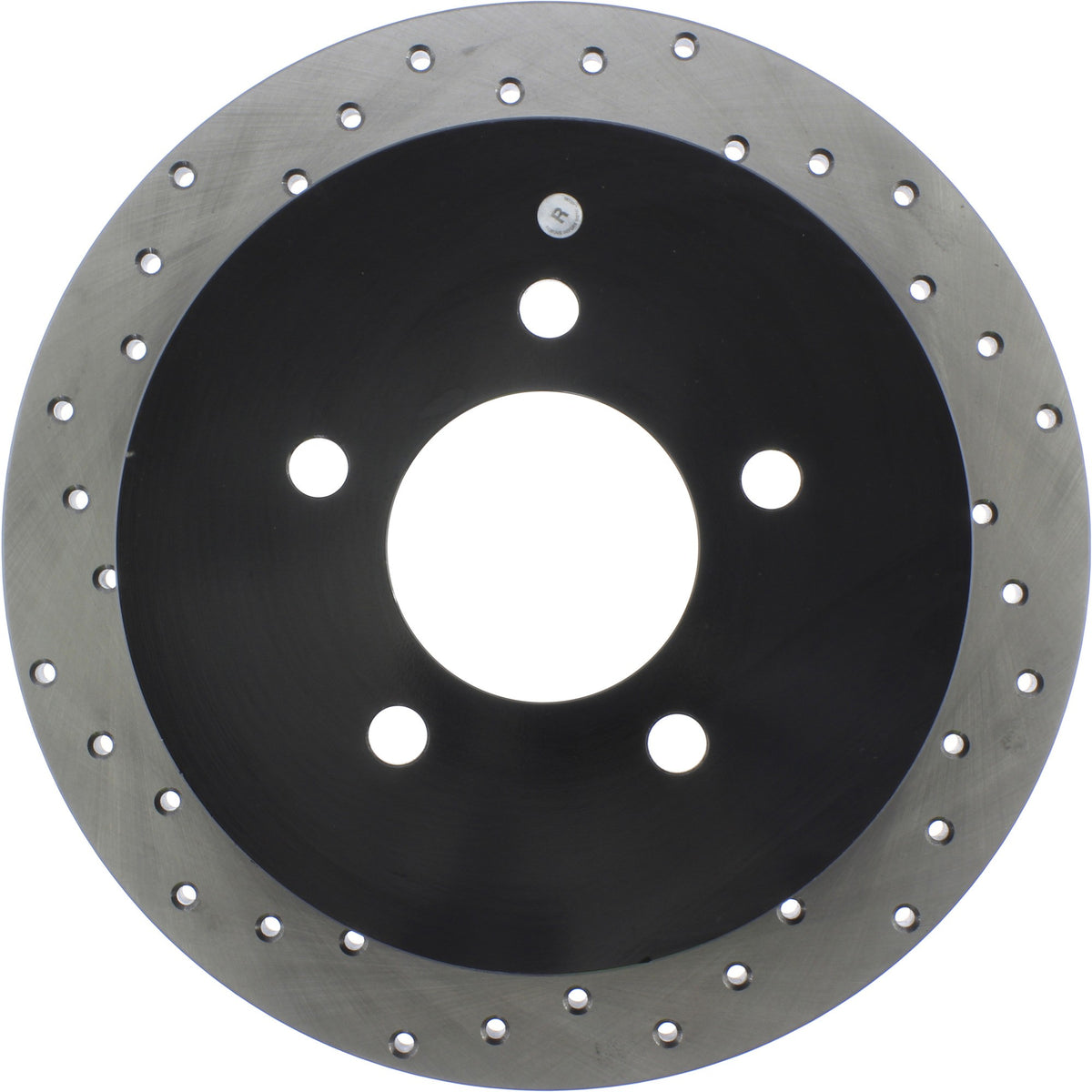 StopTech Sport Cross Drilled Brake Rotor; Rear Right