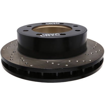 StopTech Sport Cryo Cross Drilled Brake Rotor; Front Left