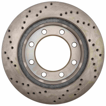 StopTech Sport Cryo Cross Drilled Brake Rotor; Front Left