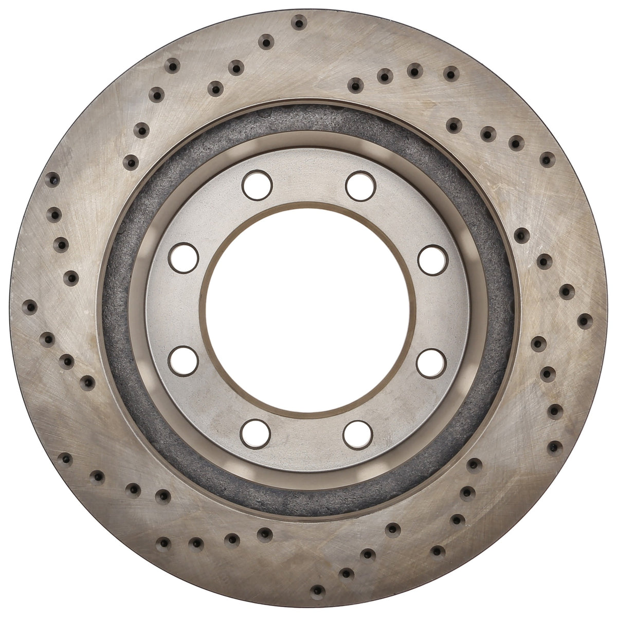 StopTech Sport Cryo Cross Drilled Brake Rotor; Front Left