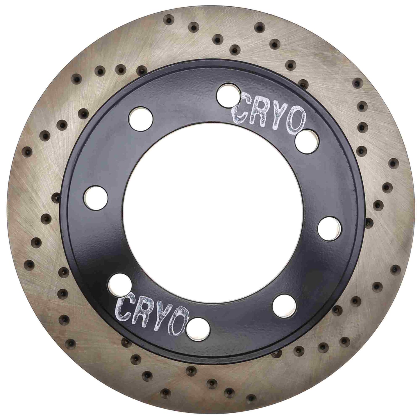 StopTech Sport Cryo Cross Drilled Brake Rotor; Front Left