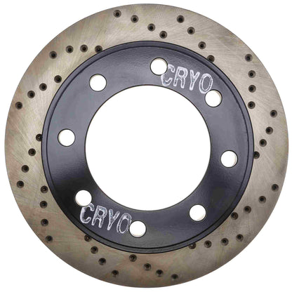 StopTech Sport Cryo Cross Drilled Brake Rotor; Front Left