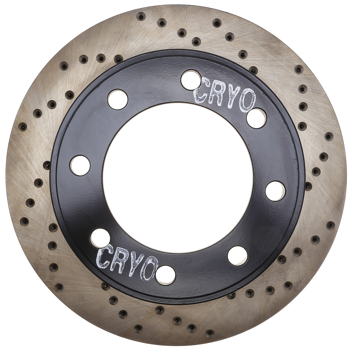StopTech Sport Cryo Cross Drilled Brake Rotor; Front Left