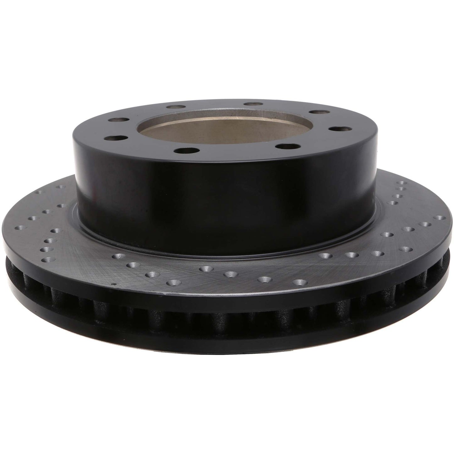 StopTech Sport Cross Drilled Brake Rotor; Front Left