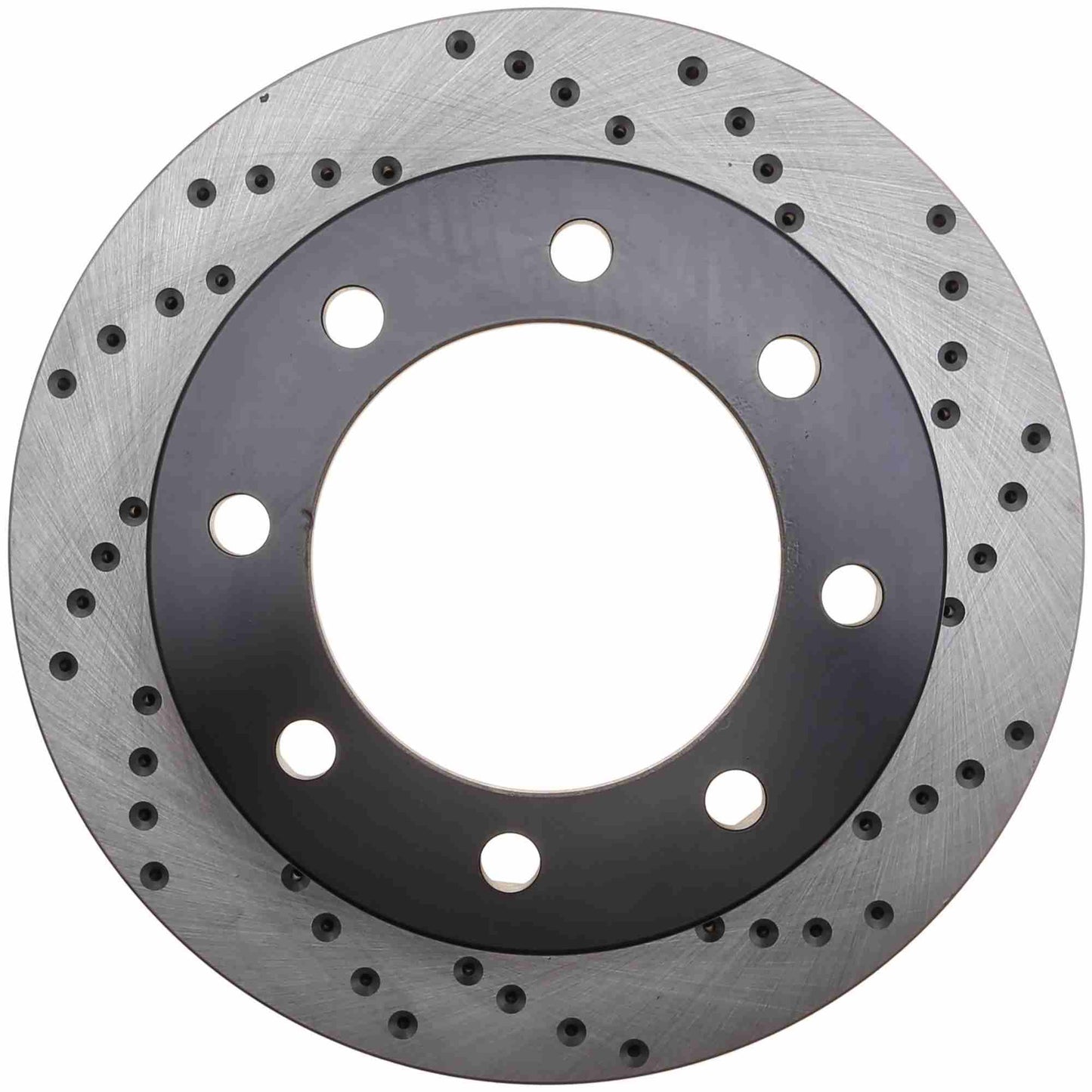 StopTech Sport Cross Drilled Brake Rotor; Front Left