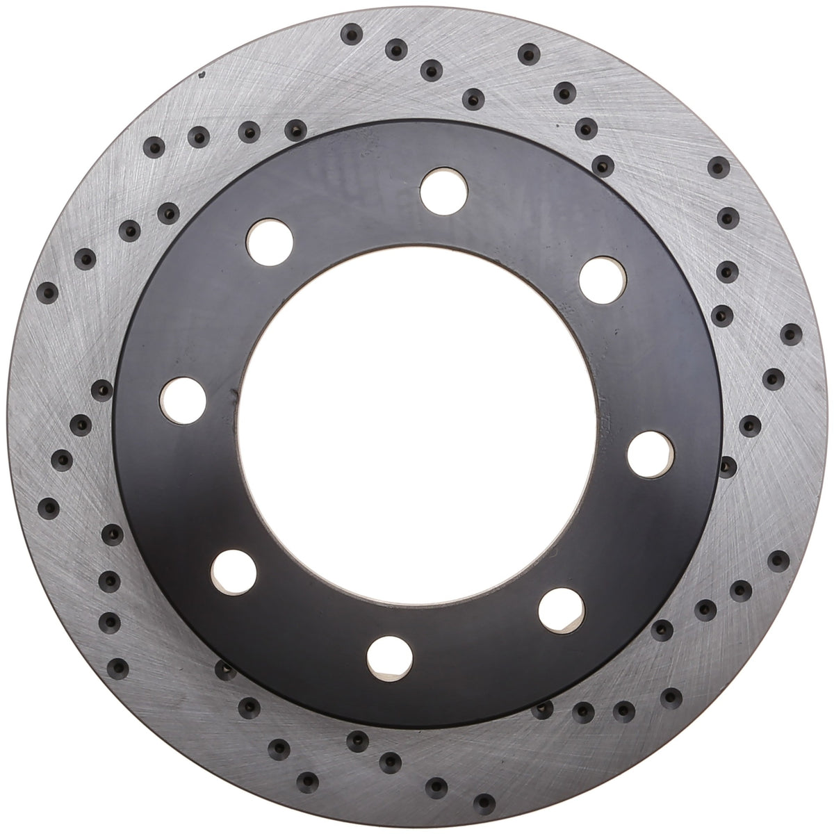 StopTech Sport Cross Drilled Brake Rotor; Front Left