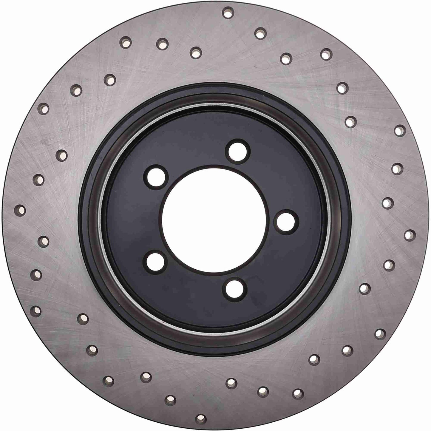 StopTech Sport Cross Drilled Brake Rotor; Rear Right