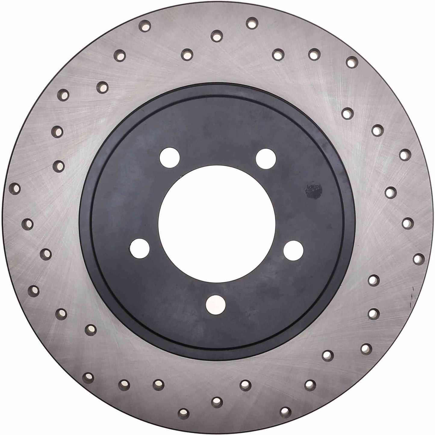 StopTech Sport Cross Drilled Brake Rotor; Rear Right