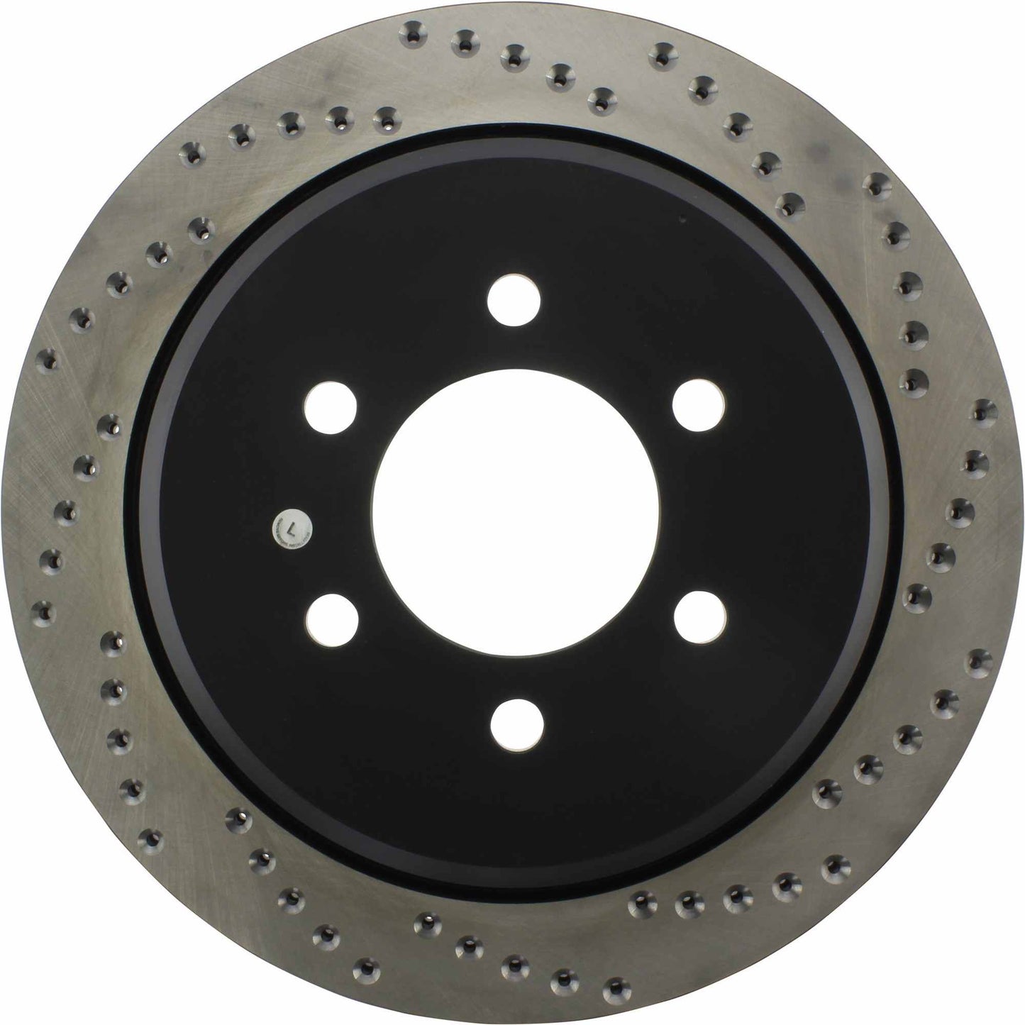 StopTech Sport Cryo Cross Drilled Brake Rotor; Rear Left