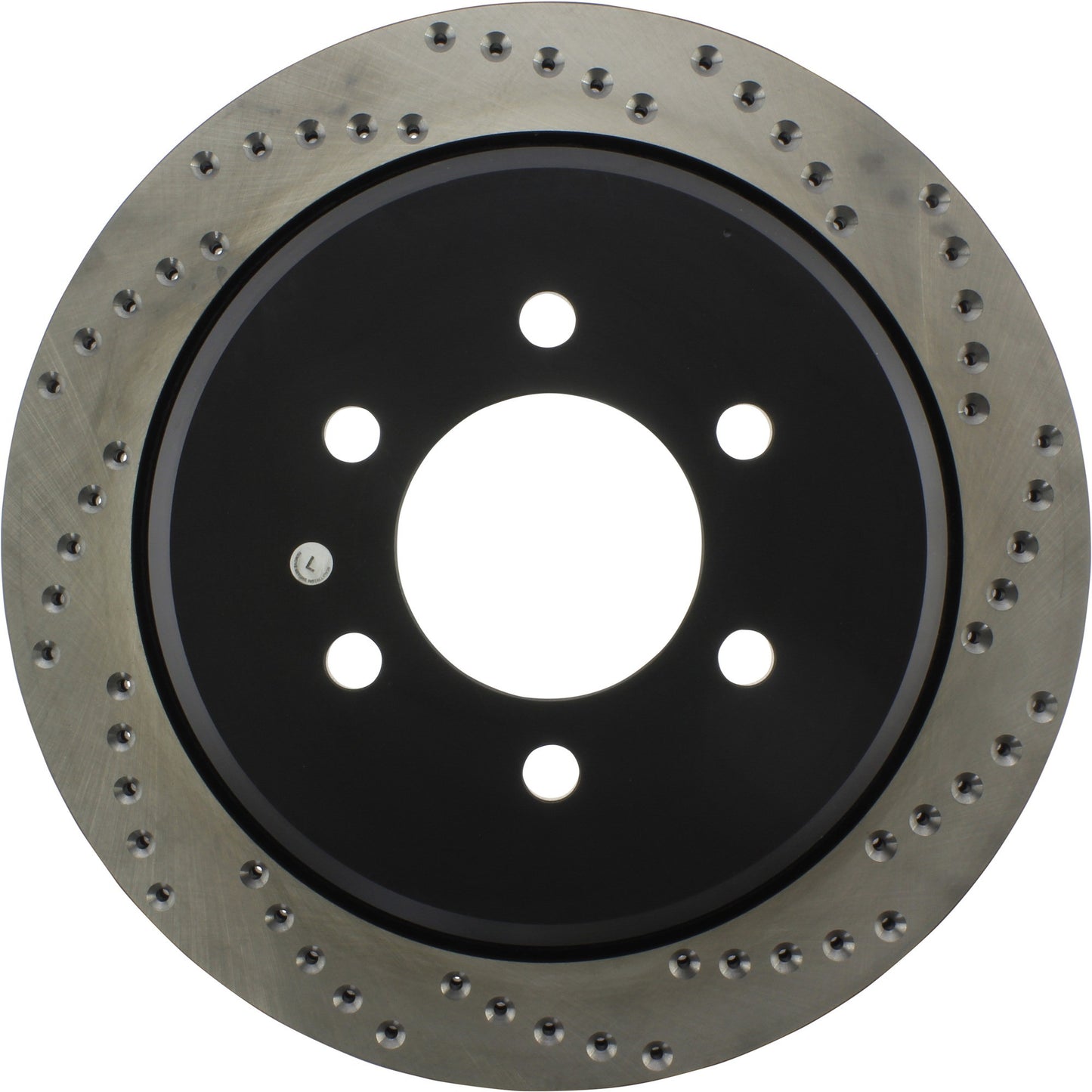 StopTech Sport Cryo Cross Drilled Brake Rotor; Rear Left