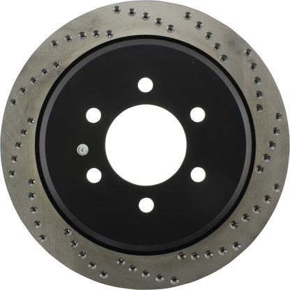 StopTech Sport Cryo Cross Drilled Brake Rotor; Rear Left