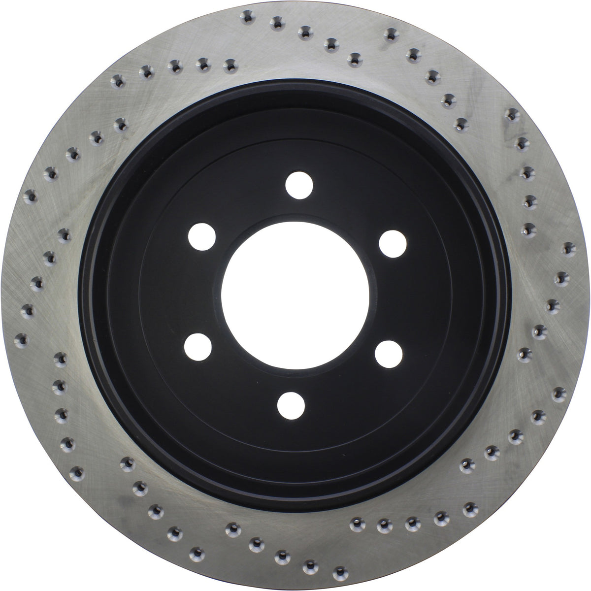 StopTech Sport Cross Drilled Brake Rotor; Rear Right