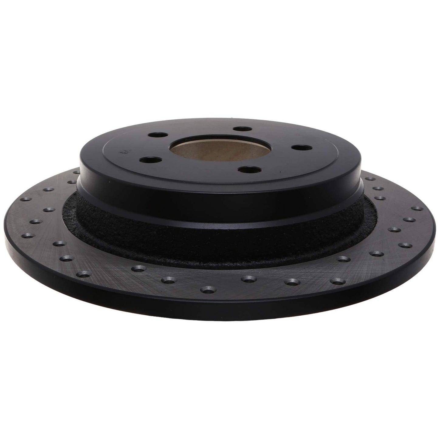 StopTech Sport Cross Drilled Brake Rotor; Rear Left