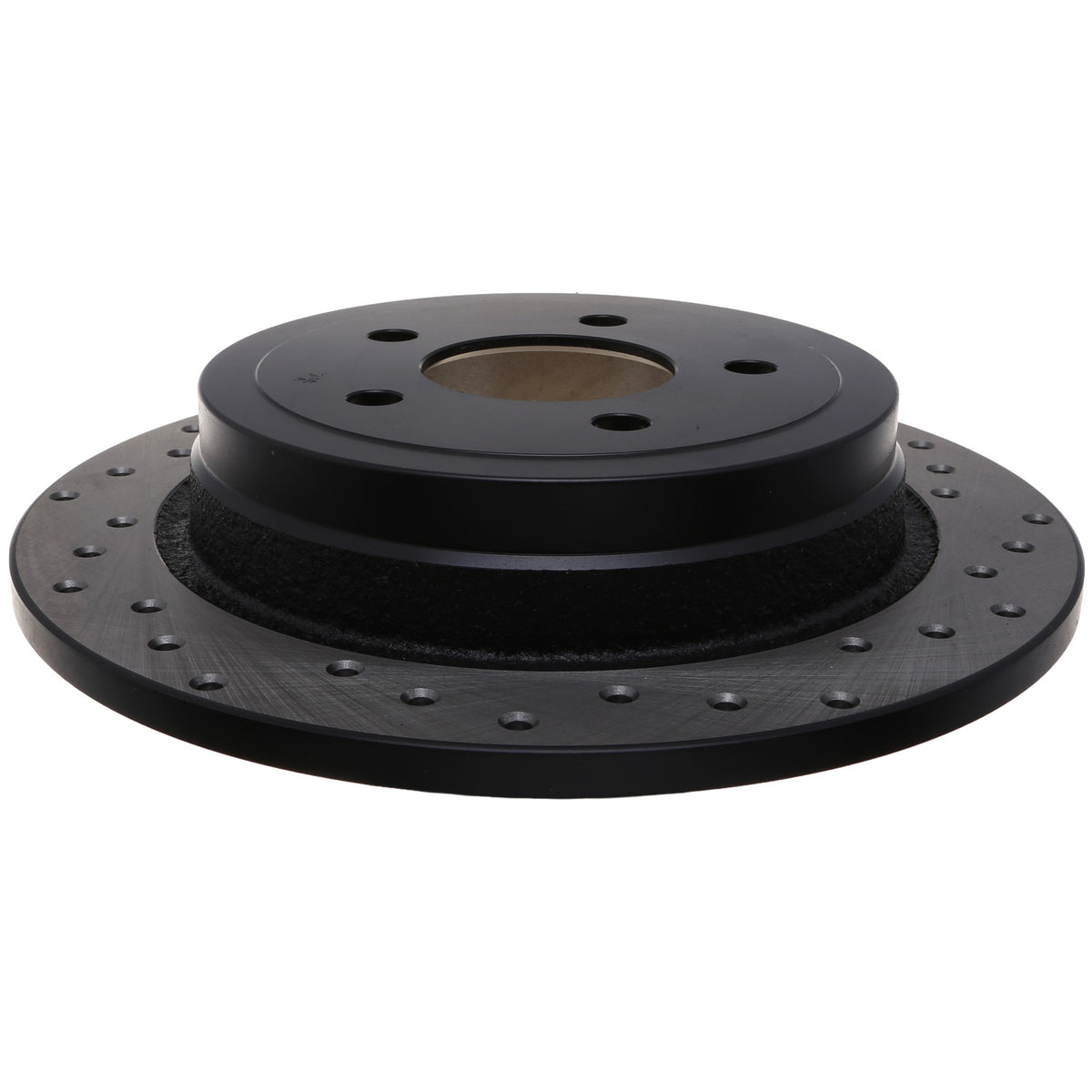 StopTech Sport Cross Drilled Brake Rotor; Rear Left
