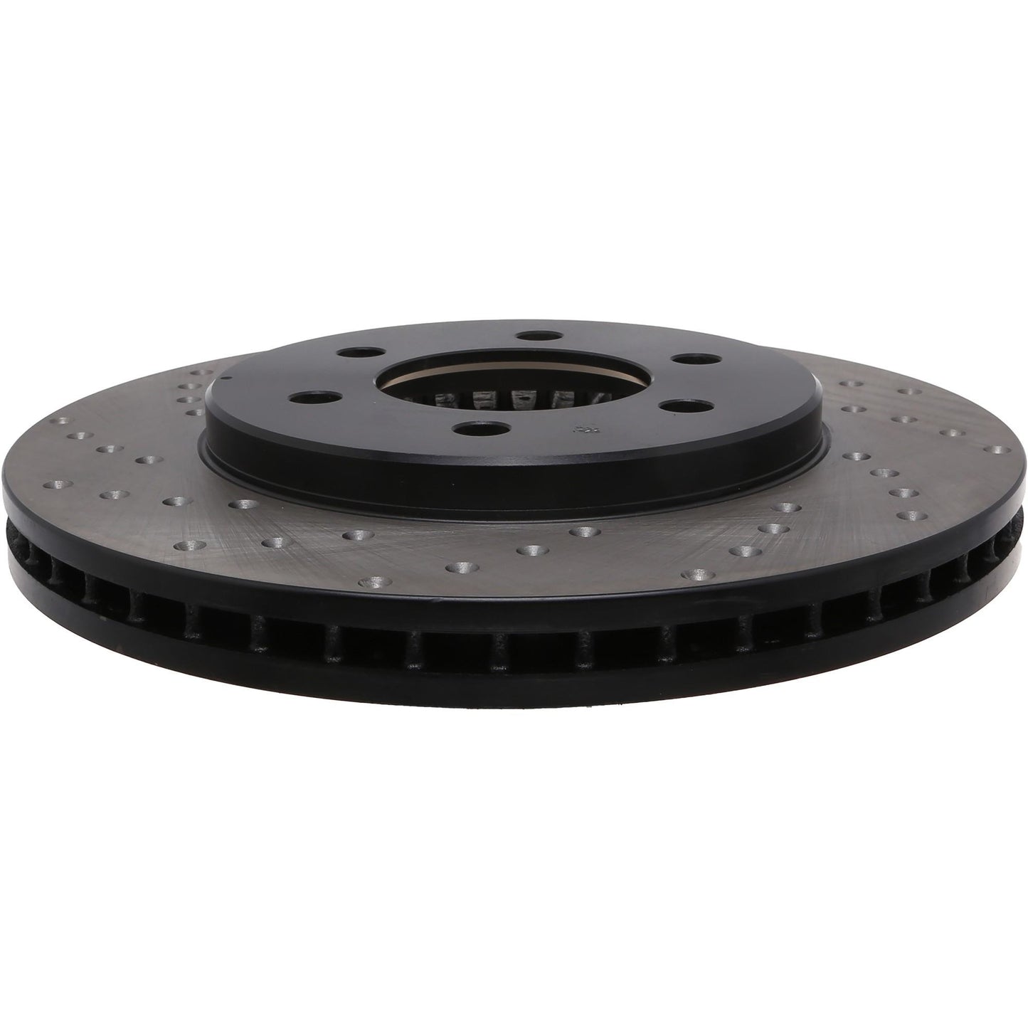 StopTech Sport Cross Drilled Brake Rotor; Front Right