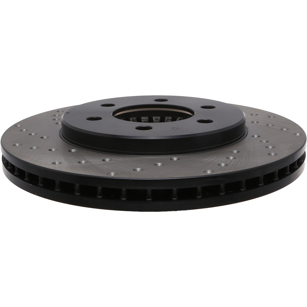StopTech Sport Cross Drilled Brake Rotor; Front Right