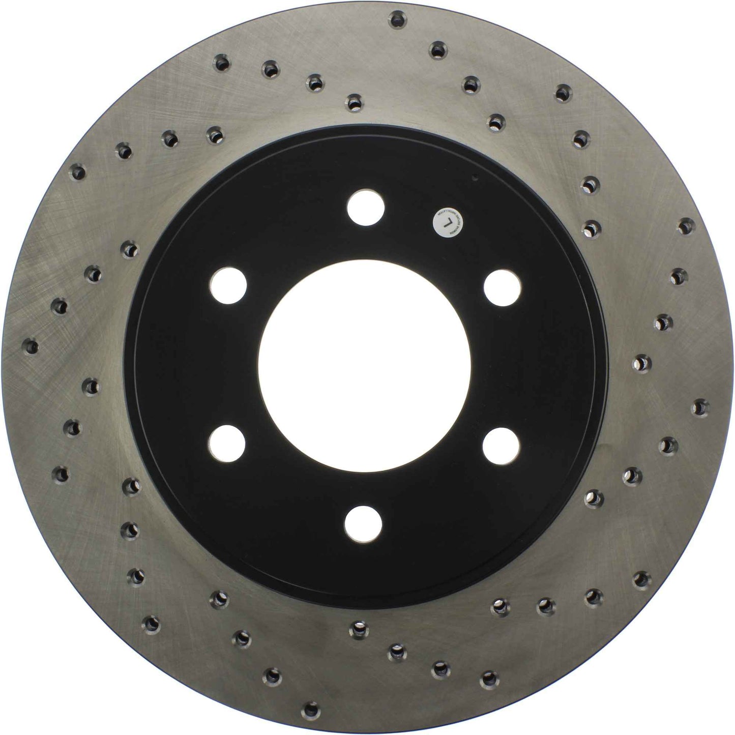 StopTech Sport Cryo Cross Drilled Brake Rotor; Front Left