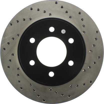 StopTech Sport Cryo Cross Drilled Brake Rotor; Front Left
