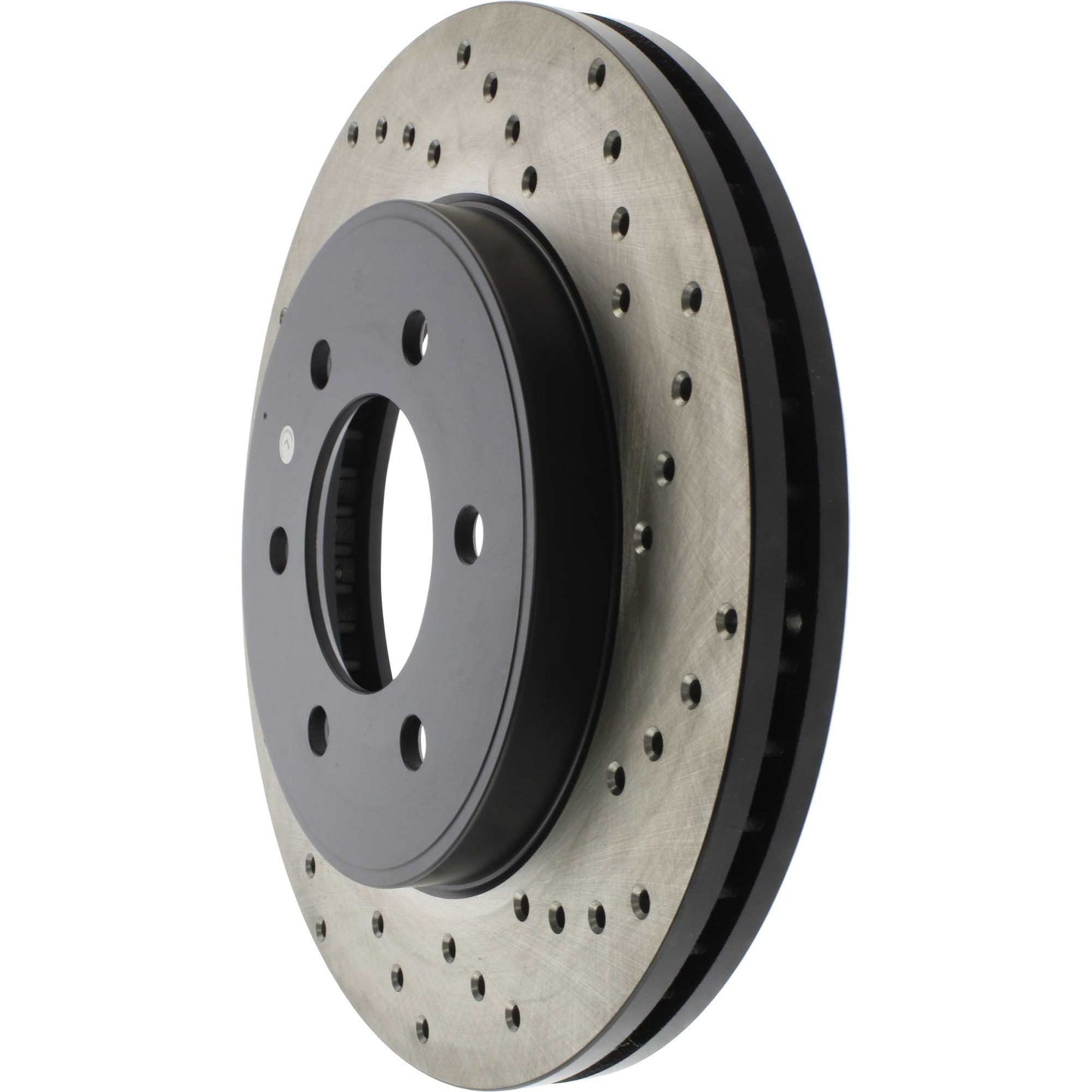 StopTech Sport Cryo Cross Drilled Brake Rotor; Front Left