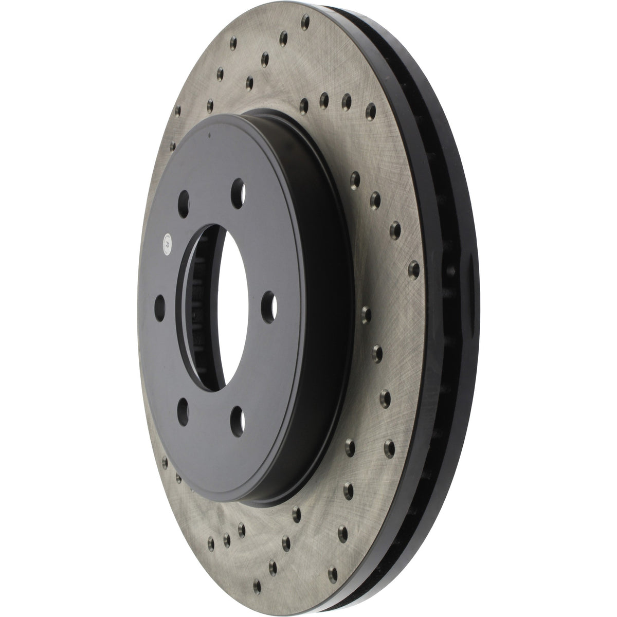 StopTech Sport Cross Drilled Brake Rotor; Front Right