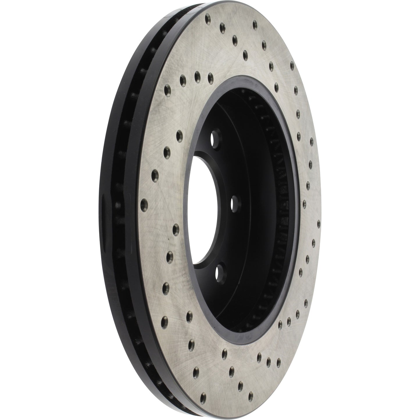 StopTech Sport Cross Drilled Brake Rotor; Front Right