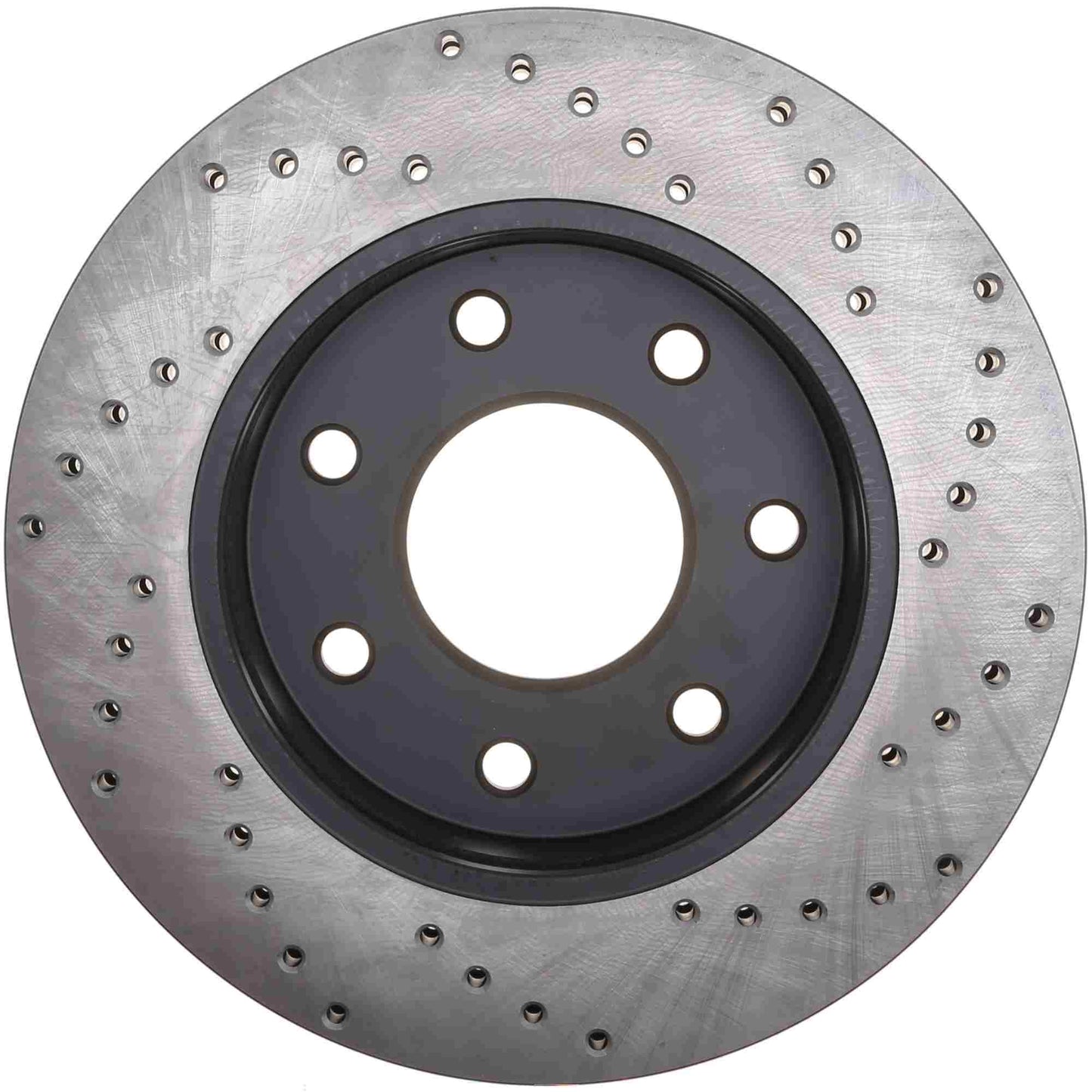 StopTech Sport Cross Drilled Brake Rotor; Front Right