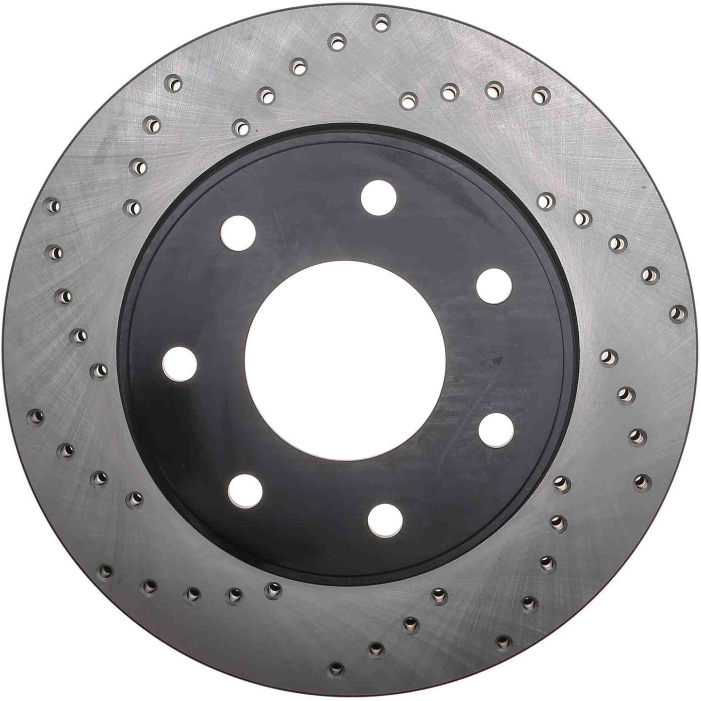 StopTech Sport Cross Drilled Brake Rotor; Front Right