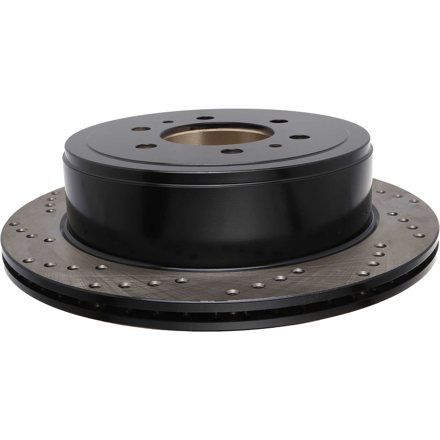 StopTech Sport Cross Drilled Brake Rotor; Rear Right