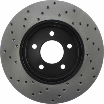 StopTech  Sport Cryo Cross Drilled Brake Rotor; Front Left