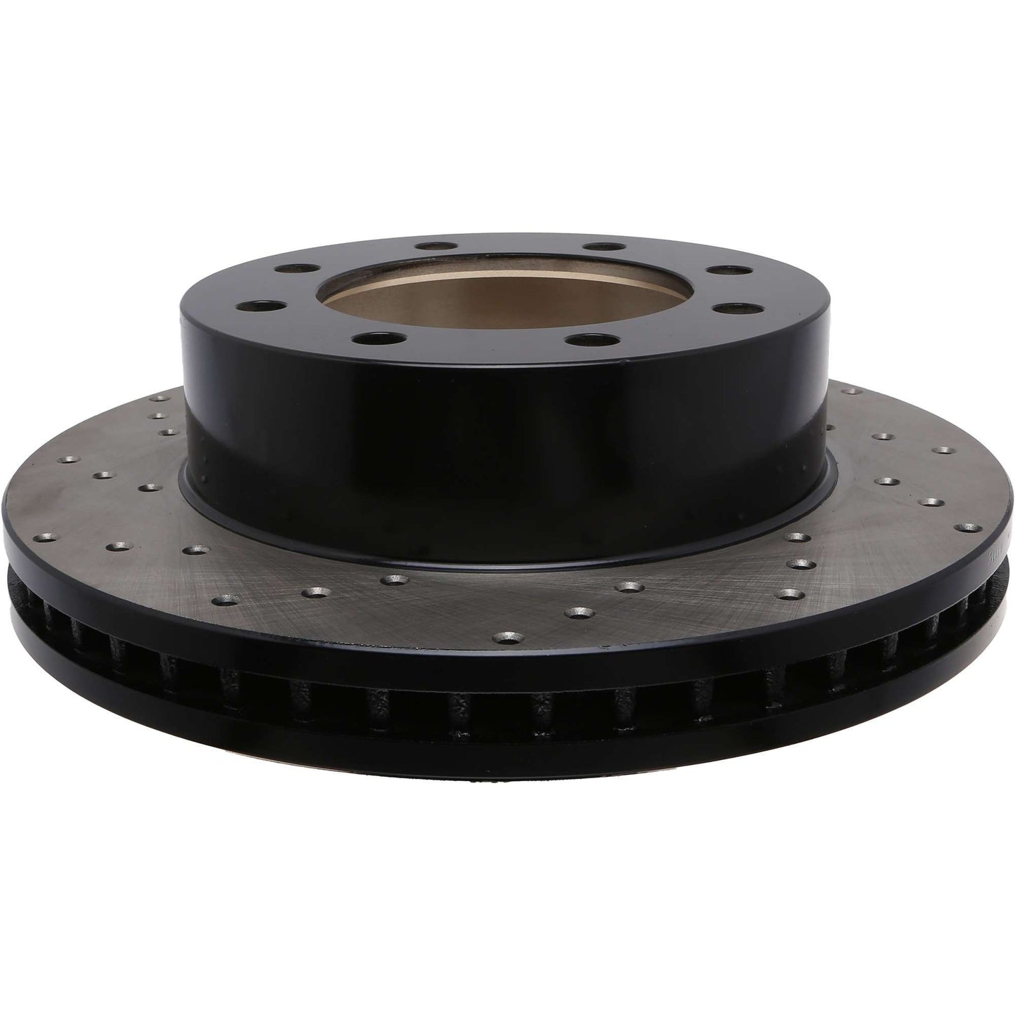 StopTech Sport Cross Drilled Brake Rotor; Front Right