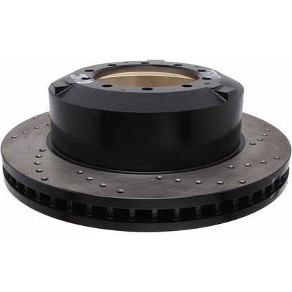 StopTech Sport Cryo Cross Drilled Brake Rotor; Left