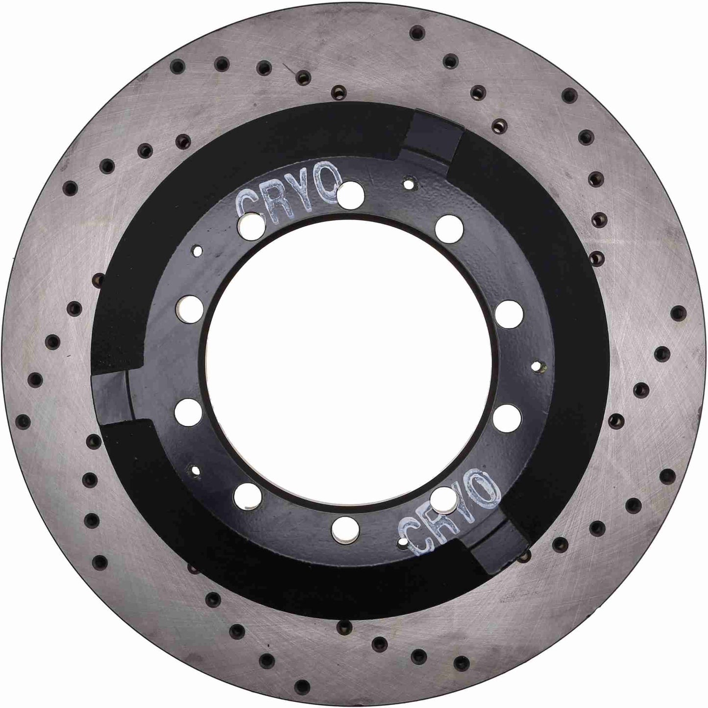 StopTech Sport Cryo Cross Drilled Brake Rotor; Left