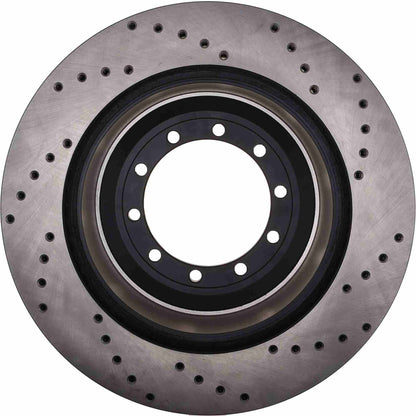 StopTech Sport Cryo Cross Drilled Brake Rotor; Right