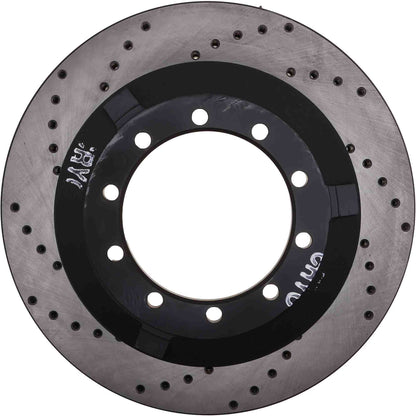 StopTech Sport Cryo Cross Drilled Brake Rotor; Right
