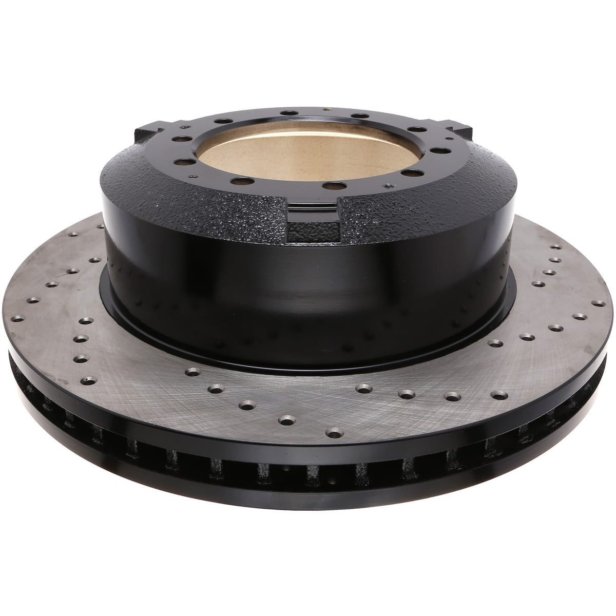 StopTech Sport Cross Drilled Brake Rotor; Left
