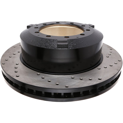 StopTech Sport Cross Drilled Brake Rotor; Left