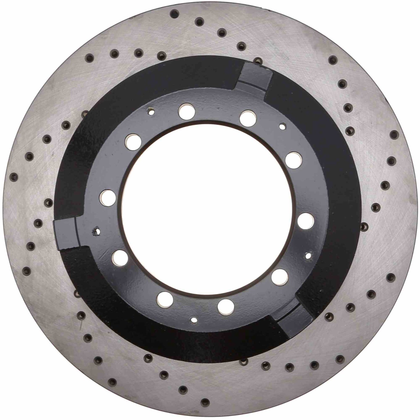 StopTech Sport Cross Drilled Brake Rotor; Left