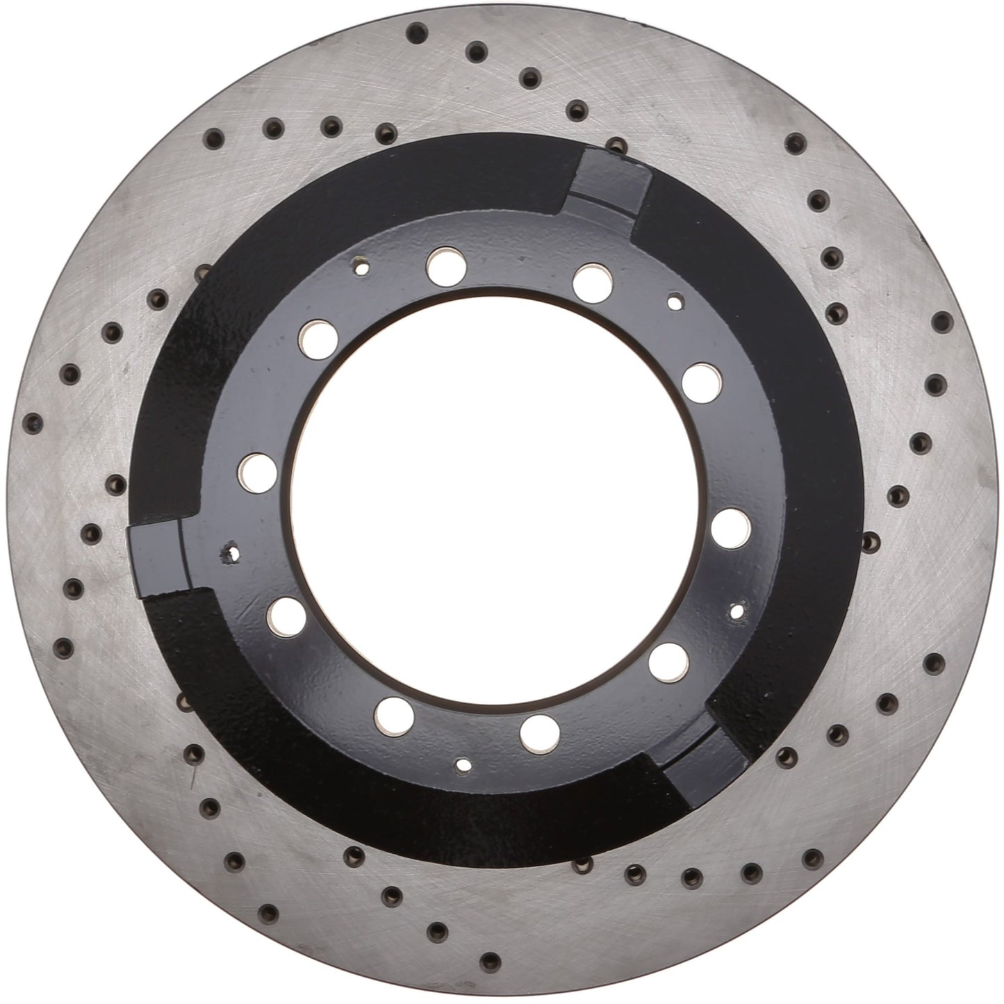 StopTech Sport Cross Drilled Brake Rotor; Left