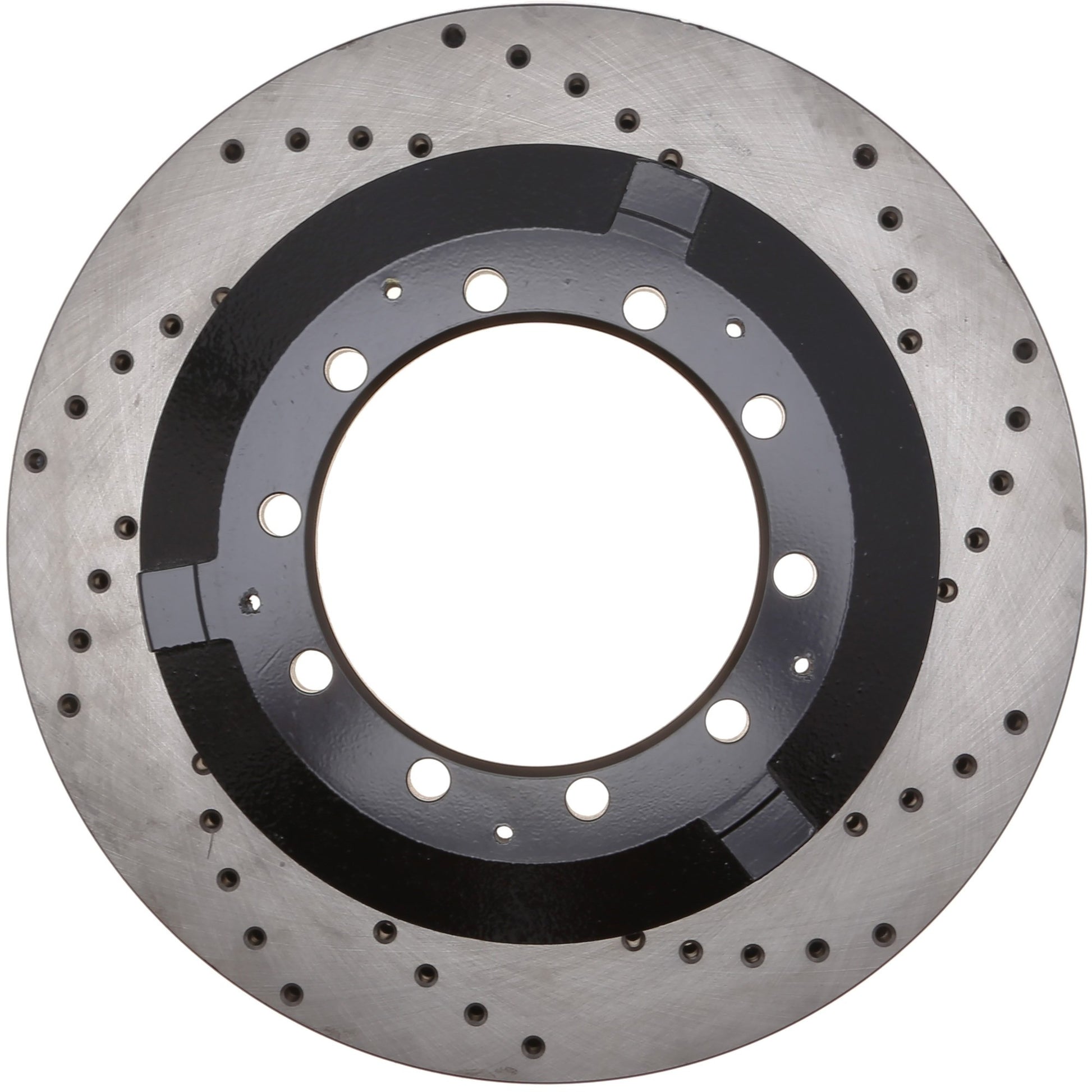 StopTech Sport Cross Drilled Brake Rotor; Left