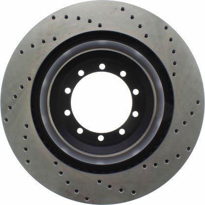 StopTech Sport Cross Drilled Brake Rotor; Right