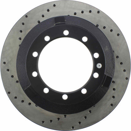 StopTech Sport Cross Drilled Brake Rotor; Right